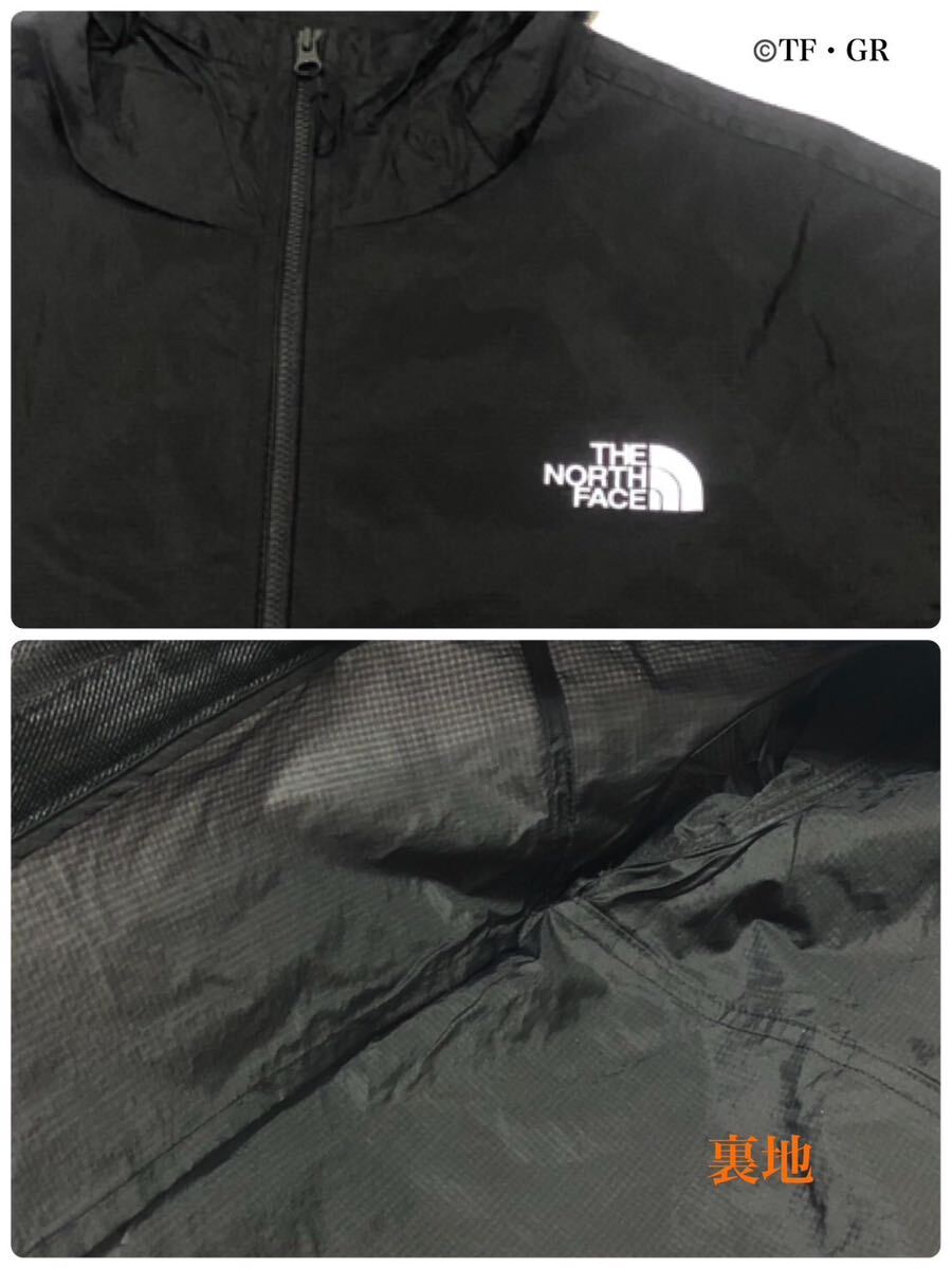 新品未使用 THE NORTH FACE ノースフェイス ライトライザー ジャケット ナイロン XL ブラック色 海外限定_画像8