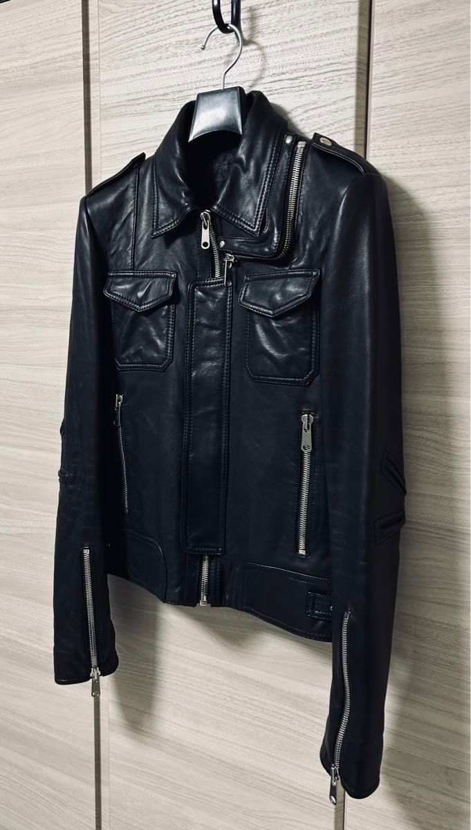 stud homme レザーライダースジャケット|Yahoo!フリマ(旧 stud homme レザーライダースジャケット|Yahoo!フリマ(旧