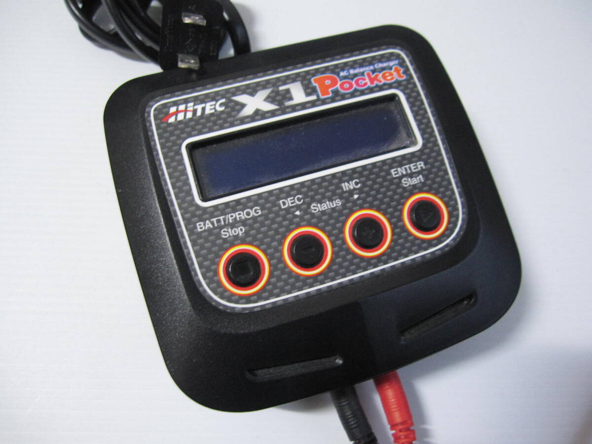 【ハイテック HiTEC】X1 Pocket ACバランスチャージャー 長期保管品 / 充電未確認 ジャンク_画像2