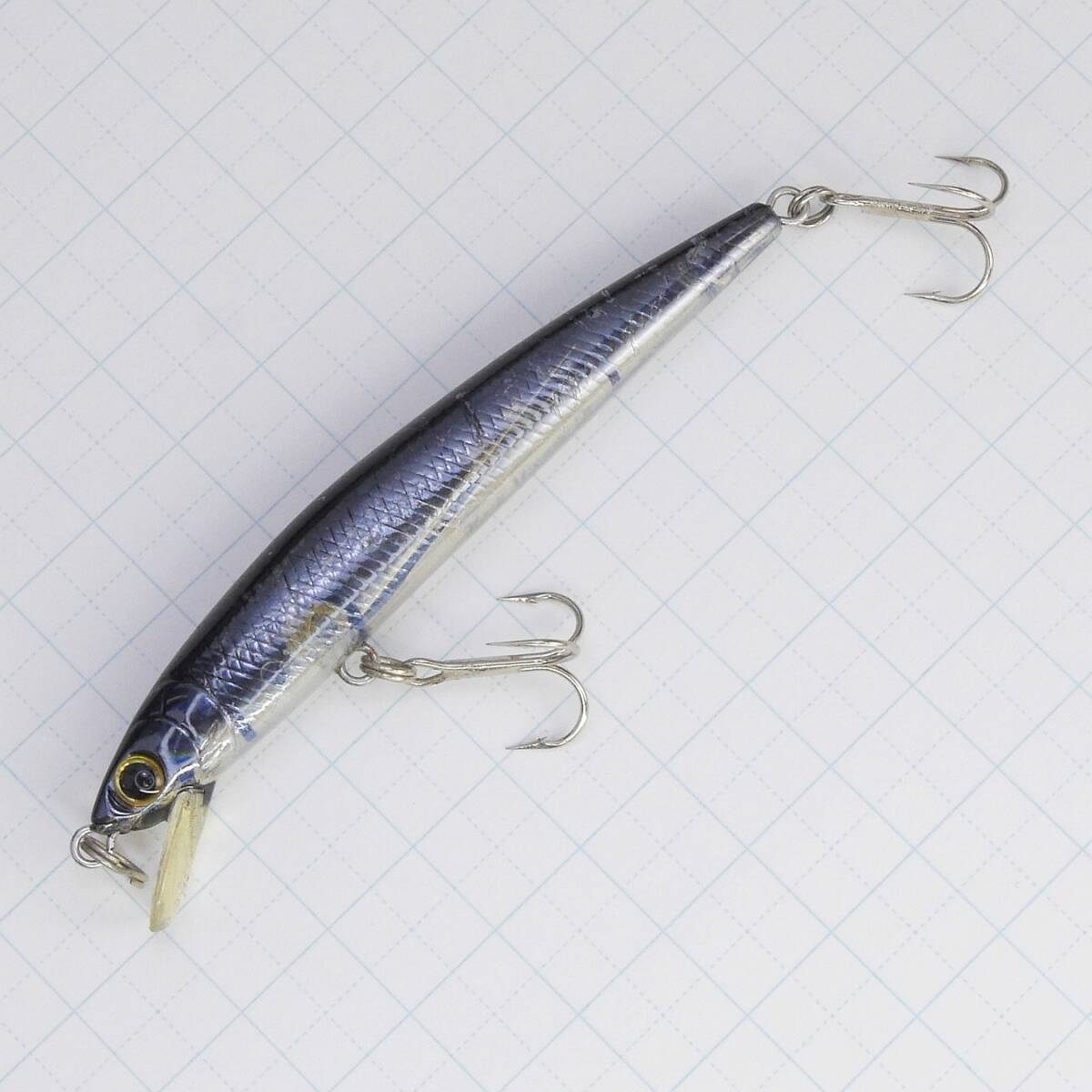 bラッキークラフト フラッシュミノー 80SP オーロラゴーストブラック ■F034 Flash minnow LUCKYCRAFTの画像2