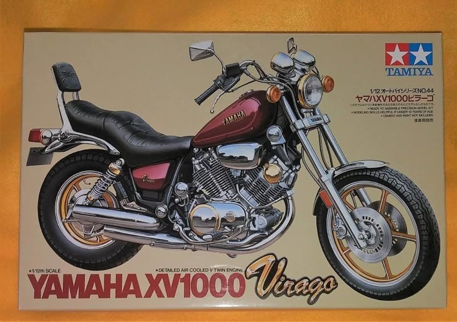 タミヤ(TAMIYA) 1/12 オートバイシリーズ No.44 ヤマハ XV1000 ビラーゴ プラモデル 14044　_画像1