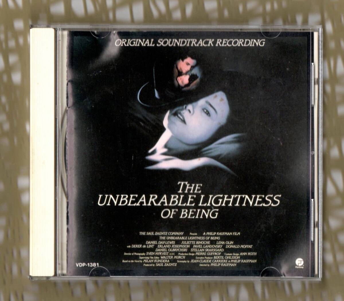 【映画】存在の耐えられない軽さ The Unbearable Lightness of Being CD/ミラン クンデラ フィリップ カウフマン レオシュ ヤナーチェク_※プラケースは交換済みです。