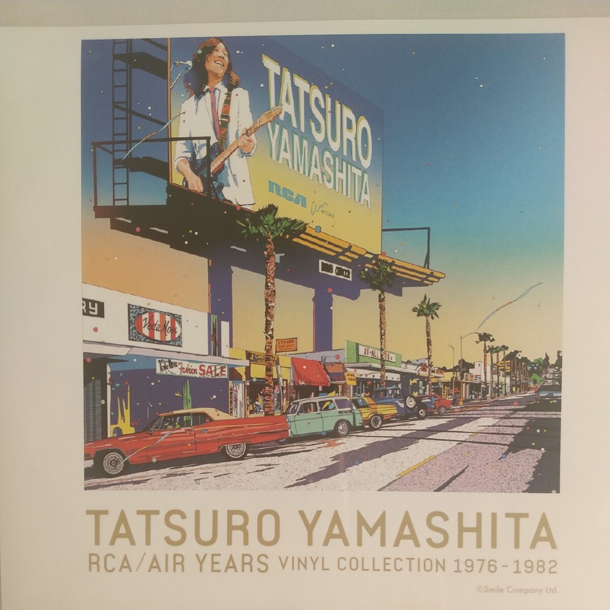  TATSURO YAMASHITA Special Issue Stamp RCA/AIR YEARS VINYL COLLECTION 1976-1982」 山下達郎 オリジナルフレーム切手_画像3