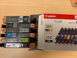 Canon 純正品インクタンク BCI-351＋350　全品未使用品です　開封・個別の詳細は画像と説明を参照下さい_個別・説明参照