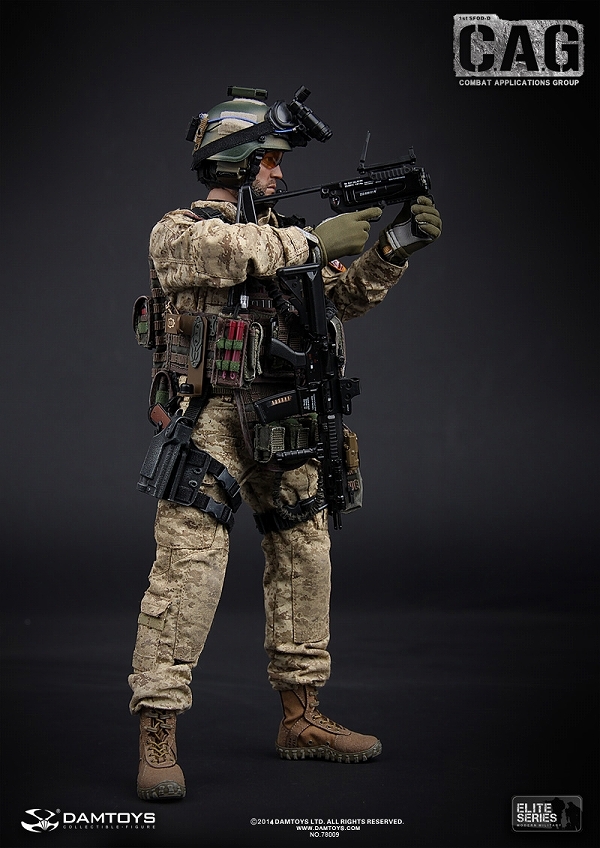 DAMTOYS社製 CAG COMBAT APPLICATIONS GROUP【HK416D ライフル ＆ スリング 他】1/6スケールフィギュア ダムトイズ_こちらの商品よりパーツ取りしたものです