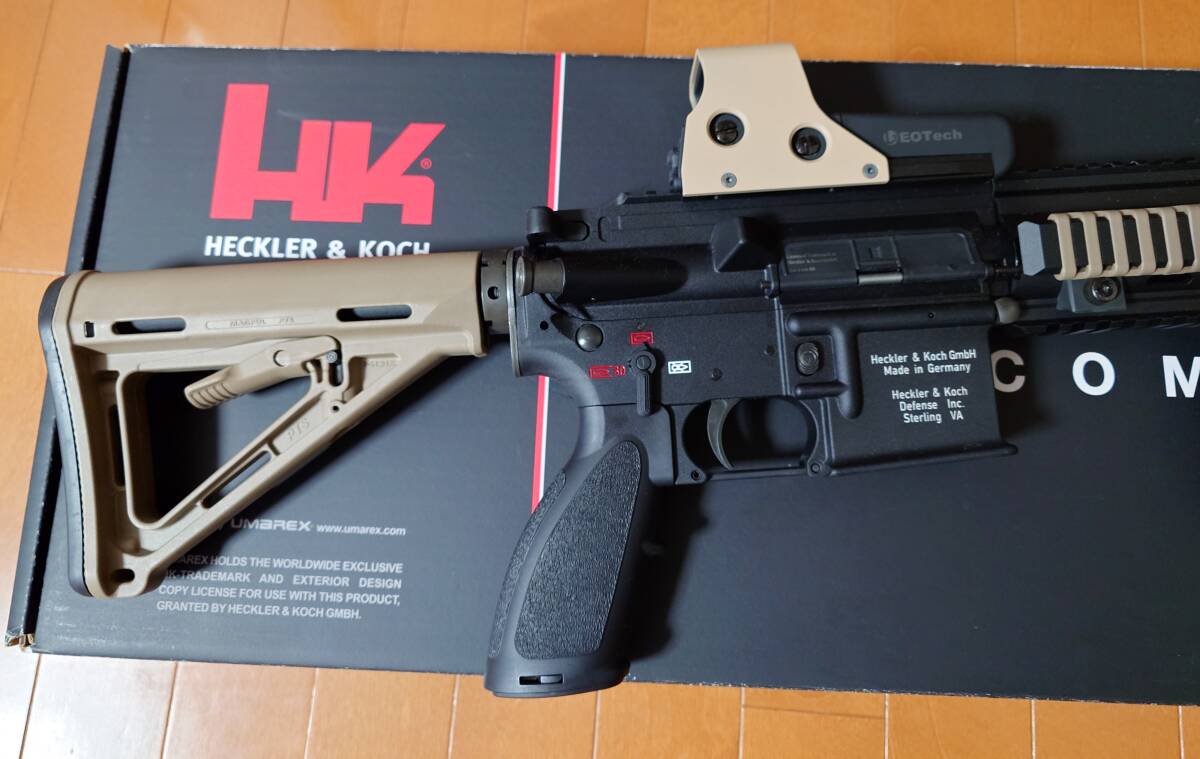 【中古】VFC/Umarex HK416D Gen.2 GBBR (JPバージョン) 外装カスタムパーツあり_画像6