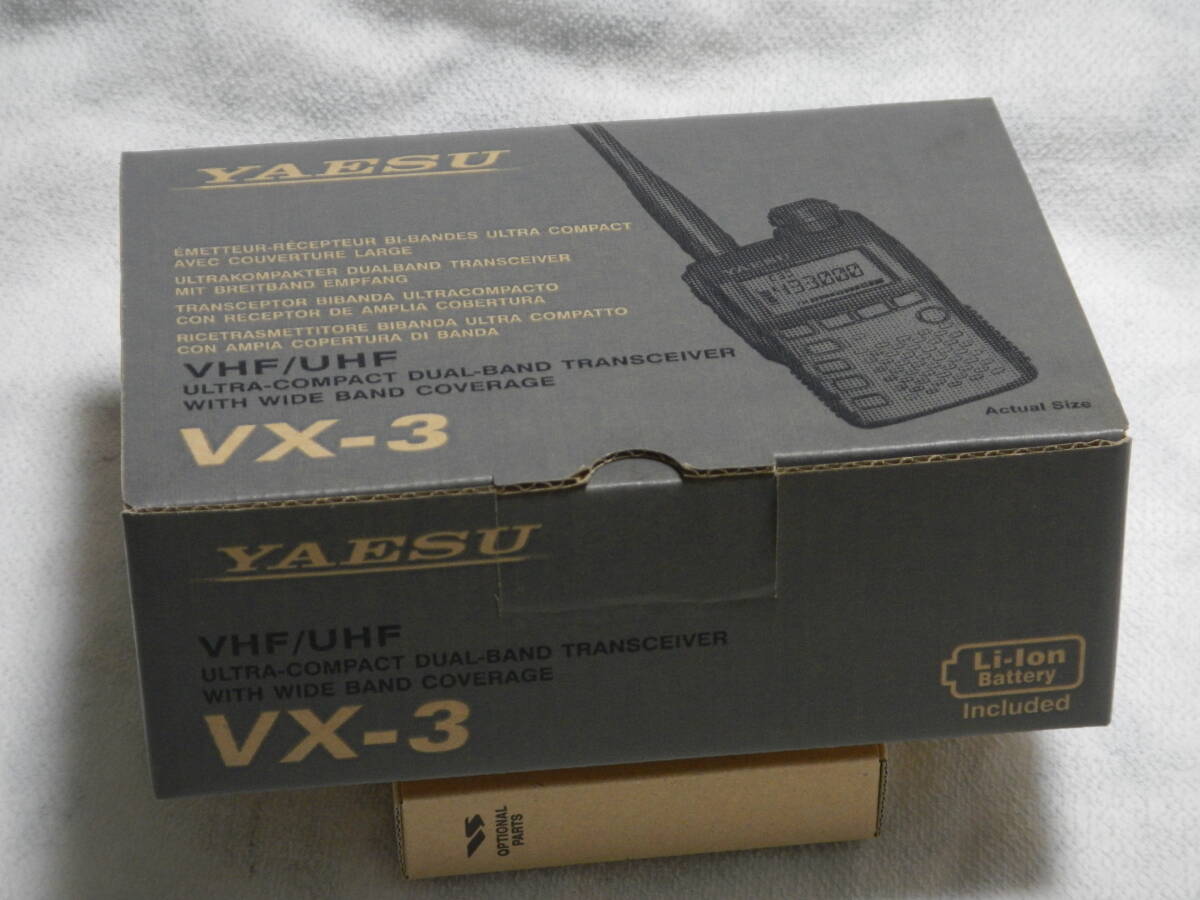 YAESU VX-3 新品 未使用 オプション付き ヤエス_画像2