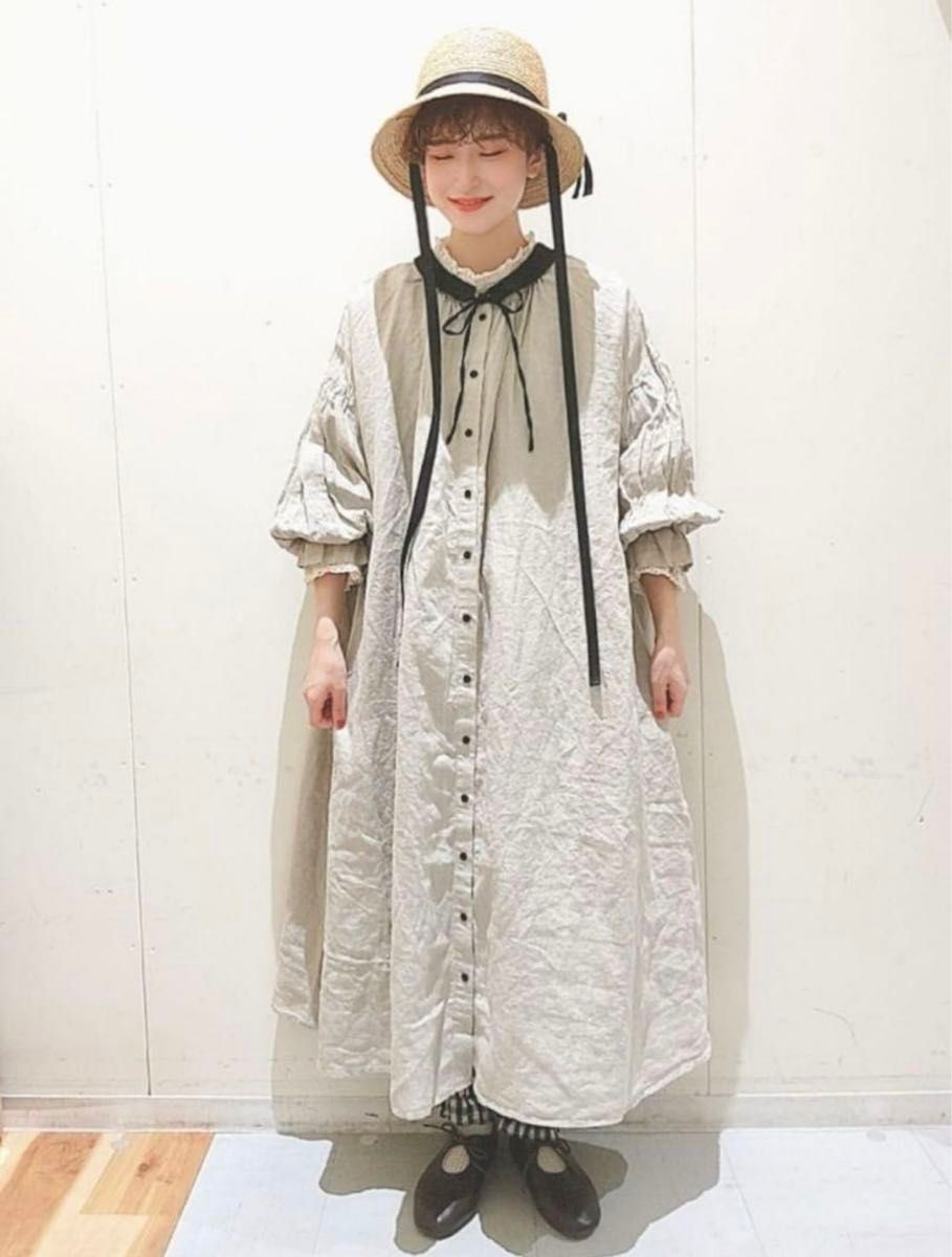 サマンサモスモス×kazumi コラボ SM2 リネン 2way ワンピース F サマンサモスモス×kazumi コラボ SM2 リネン 2way ワンピース F