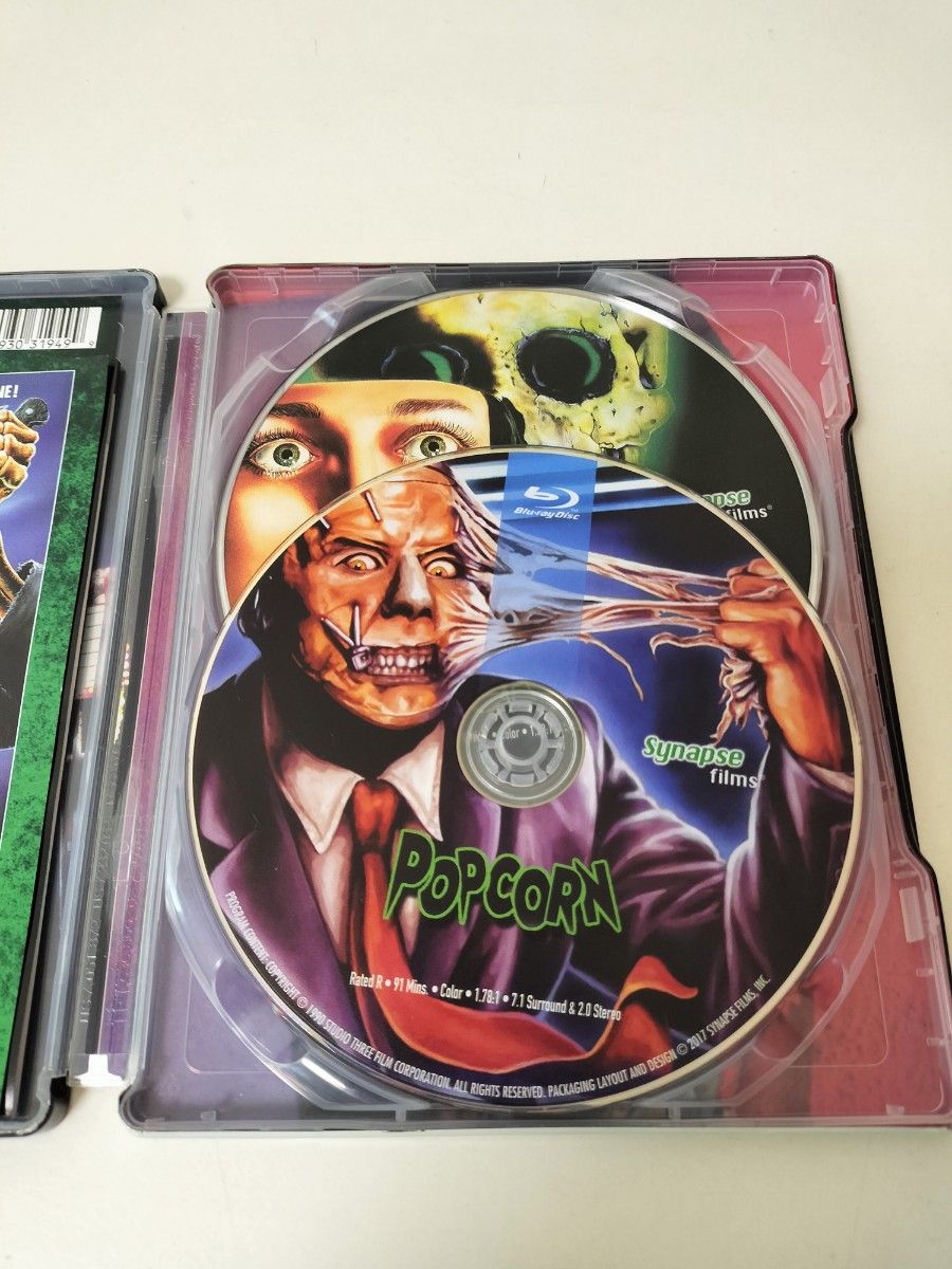 POPCORN　ポップコーン　スチールケース　Blu-ray&DVD　輸入盤