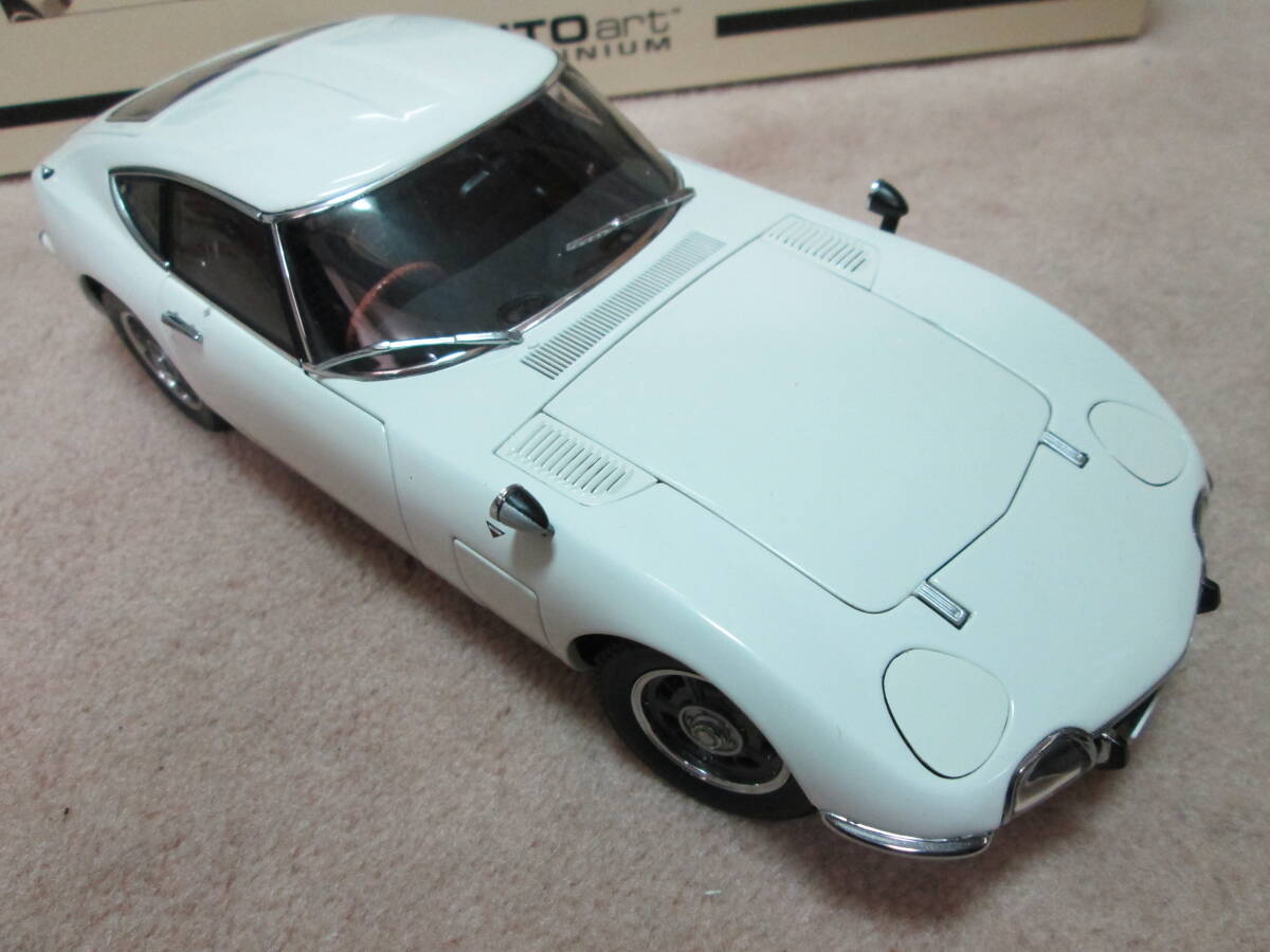 1/１８ 「TOYOTA ２０００GT 」ペガサスホワイト！！ 「ＡＵＴＯart」 の画像10