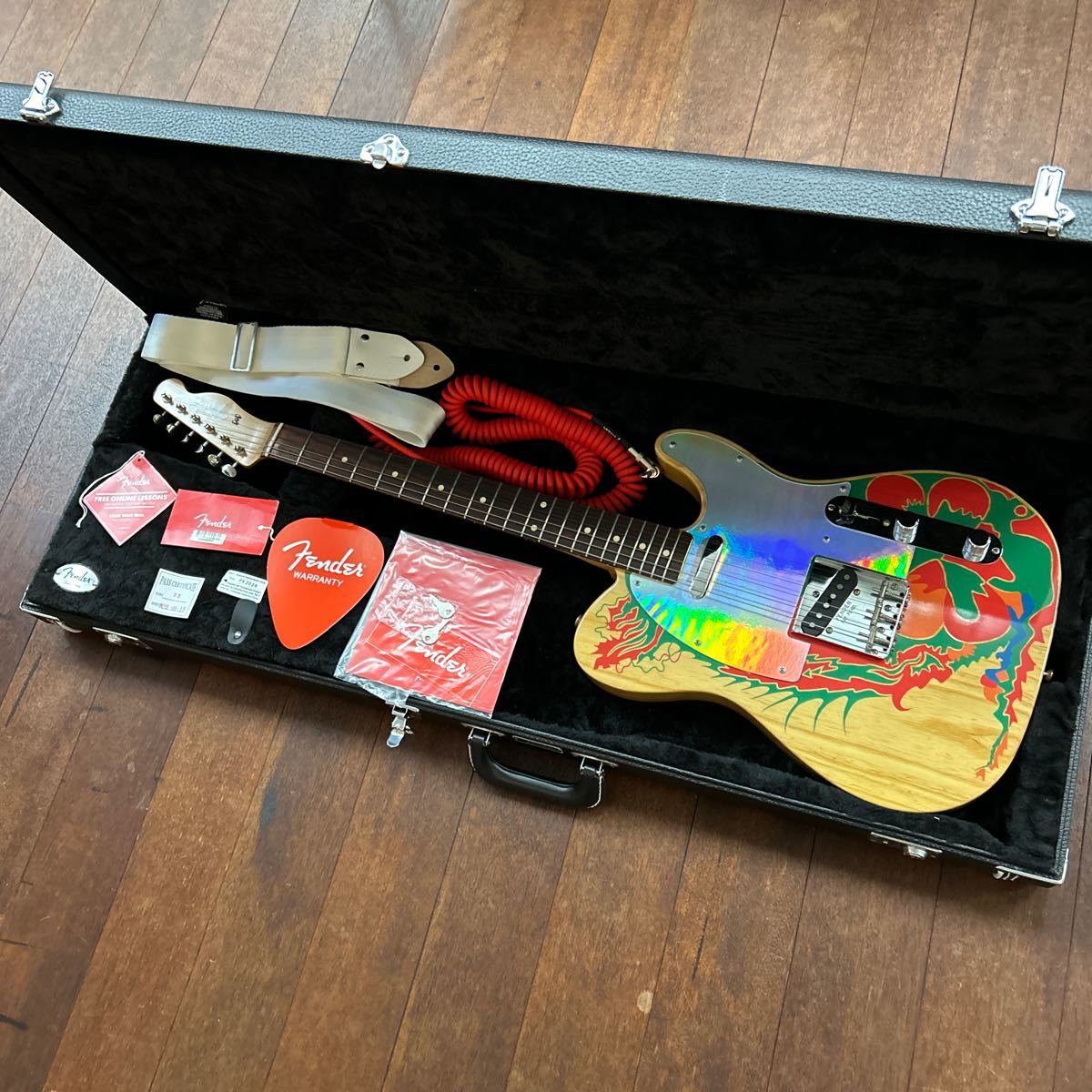 美品 レア fender Telecaster Jimmy Page 2019製 付属品 ハードケース ジミーペイジ ドラゴン テレキャスター dragon guitarの画像1