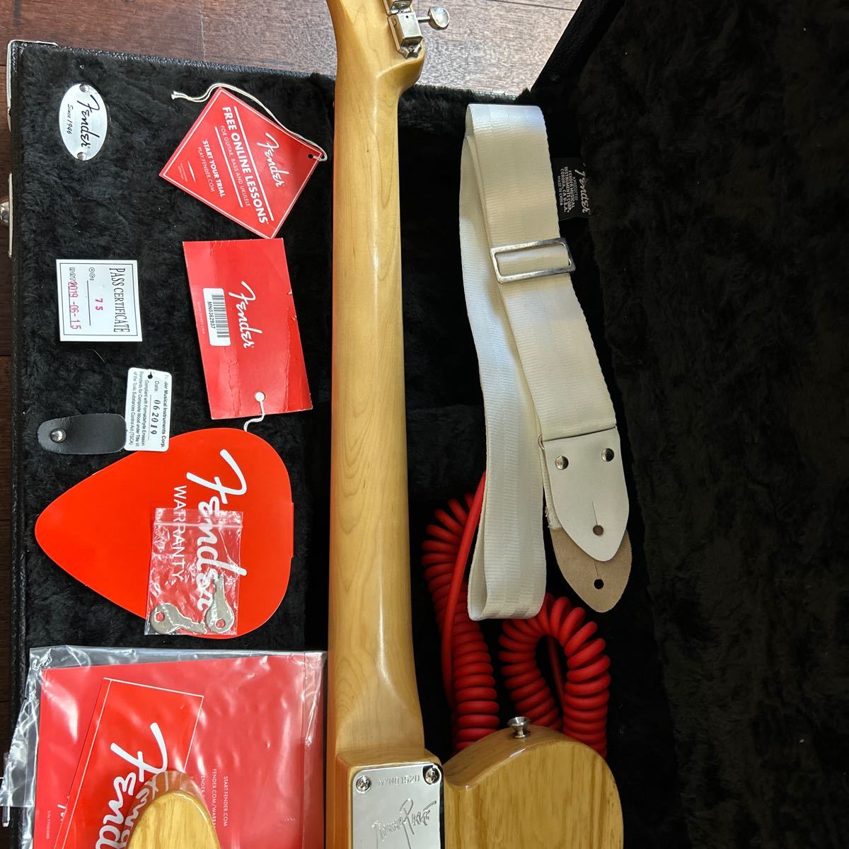 美品 レア fender Telecaster Jimmy Page 2019製 付属品 ハードケース ジミーペイジ ドラゴン テレキャスター dragon guitarの画像7
