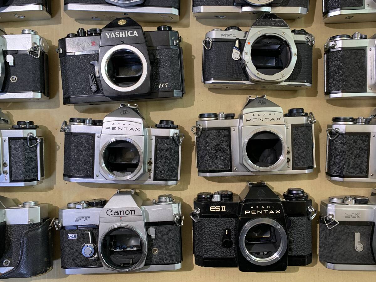 【25個】Canon FT/PELLIX/MINOLTA SRT101/XE/PENTAX/Petri/他 大量 フィルムカメラ ボディ まとめて ジャンク セット まとめ (428)_画像5