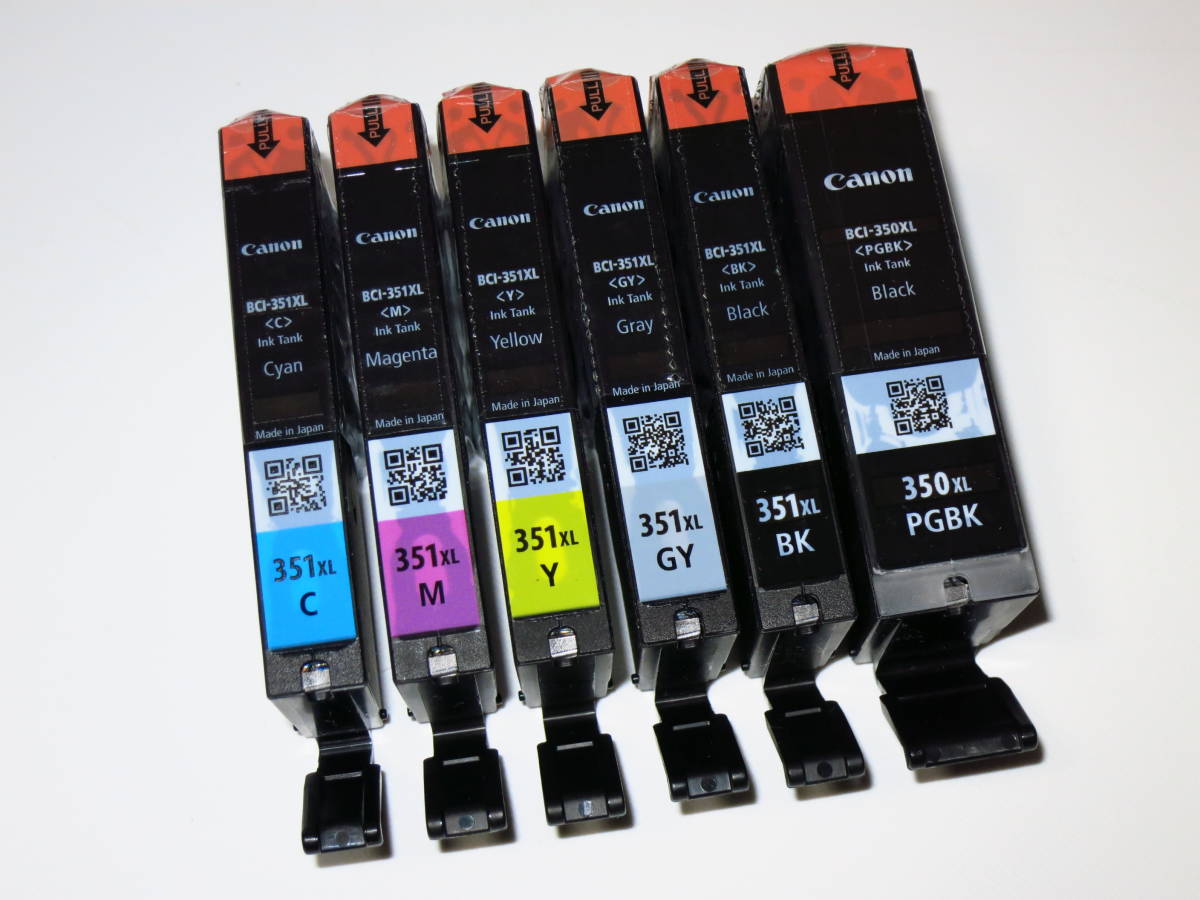  Canon оригинальный чернила BCI-351XL+BCI-350XL[6 -цветный набор ] большая вместимость 