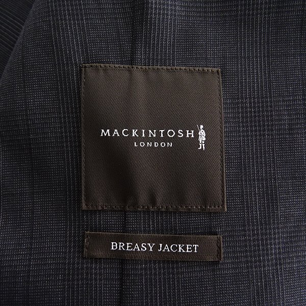 新品 5.8万 マッキントッシュロンドン Breasy ジャケット AB5(やや幅広M) 灰 【J45816】 LL38 洗濯可 MACKINTOSH LONDON ブレザー 春夏_画像8