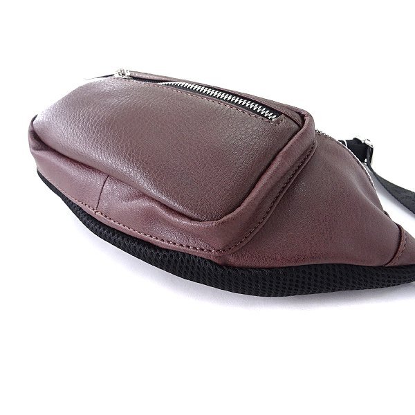  new goods Takeo Kikuchi fake leather body bag tea [K21960] tk.TAKEO KIKUCHI men's waist bag casual 