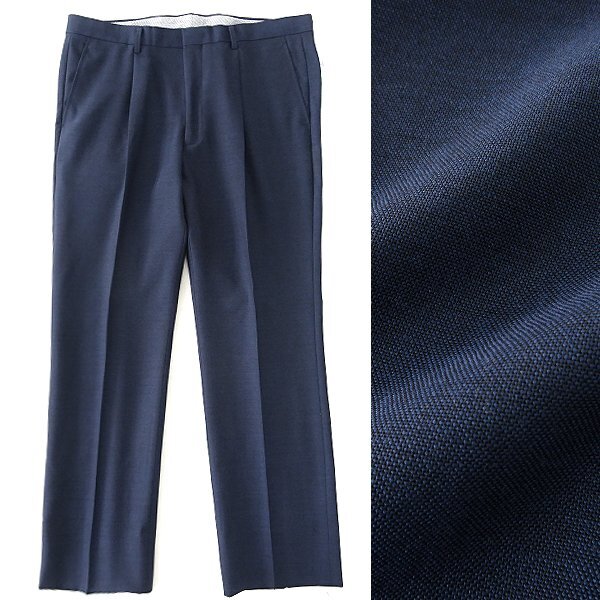  translation have sa vi ru low DORMEUIL PATAGONIAN WOOL suit AB7( a little wide width XL) navy blue [J50282] spring summer SAVILE ROW setup men's do-meru