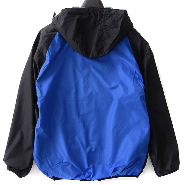  new goods Michiko London bai color hood blouson LL black blue [ML85-0003_10] MICHIKO LONDON mountain parka men's spring autumn jacket 