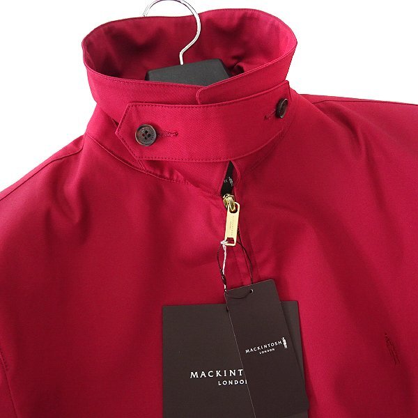  new goods 5.8 ten thousand Macintosh London water-repellent gyaba Gin is Lynn ton jacket 42(XL) red [J57402] spring summer men's blouson drizzler jacket 