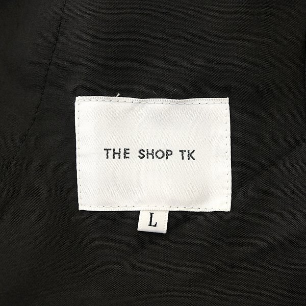 新品 タケオキクチ COOLFIBER シャリル ジャージー イージー パンツ L 紺 【P30282】 吸水速乾 接触冷感 THE SHOP TK 春夏 盛夏 サマー_画像10