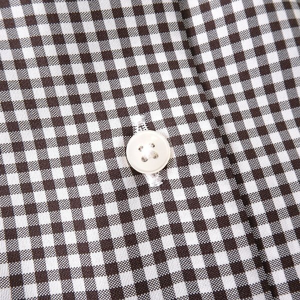 新品 クリスチャンオラーニ 形態安定 ピンオックス レギュラーカラー ドレスシャツ 41-84(L) 白茶 【I52103】 CHRISTIAN ORANI OEKO-TEXの画像5