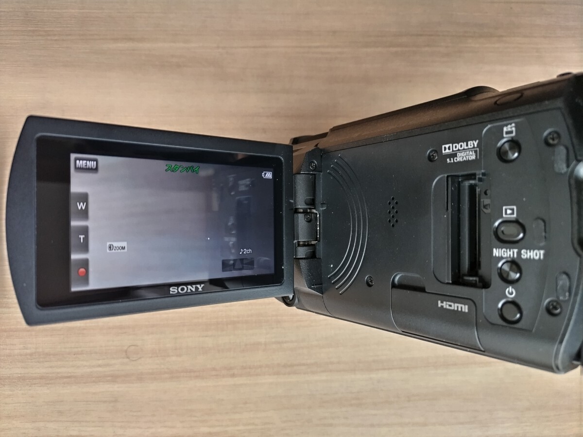 SONY(ソニー) デジタル4Kビデオカメラ レコーダー Handycam ブラック 内蔵メモリー64GB 光学ズーム20倍 空間光学手ブレ補正 FDR-AX60_画像10