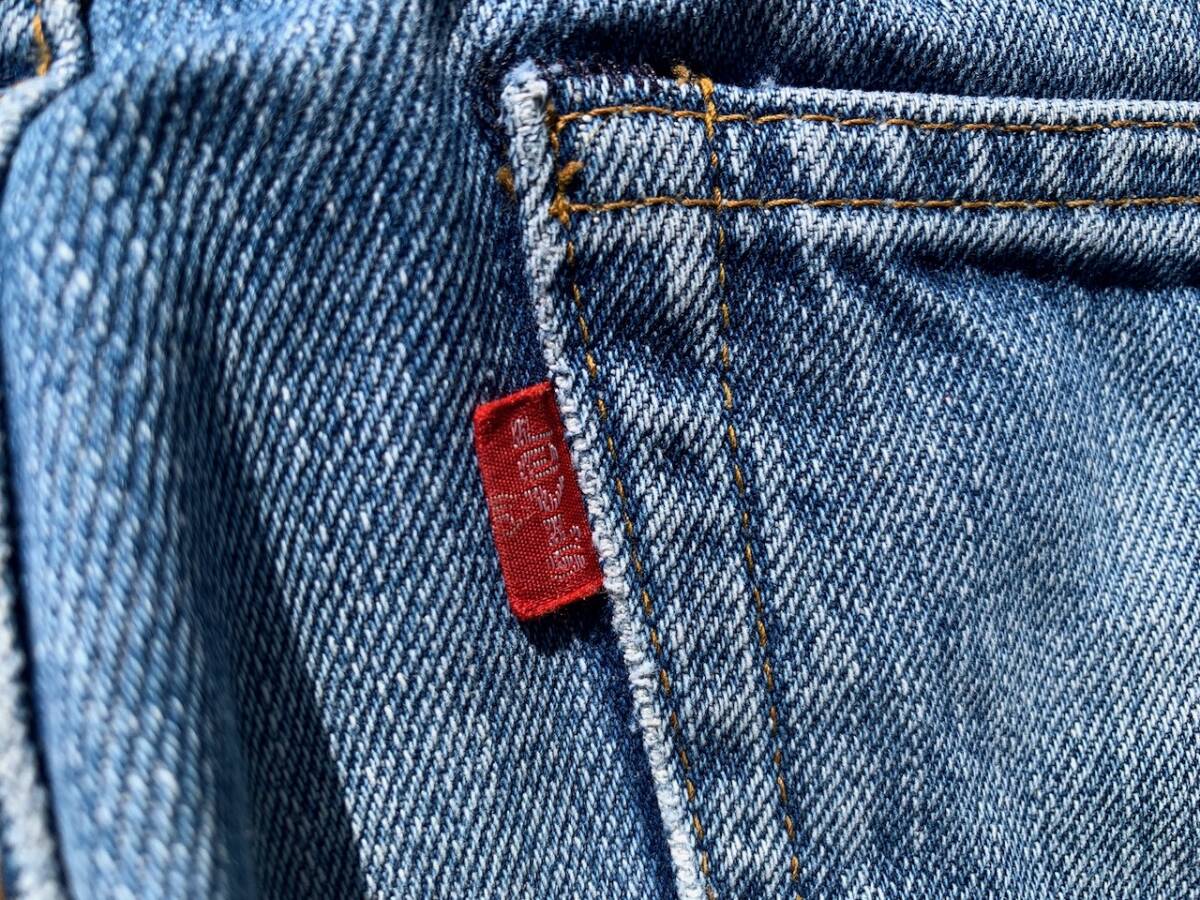 当時物 ヴィンテージ リーバイス 505 66 シングル カスタムモデル リペア ブリーチ VINTAGE LEVIS 藤原ヒロシ 501XX 501E 66の画像7