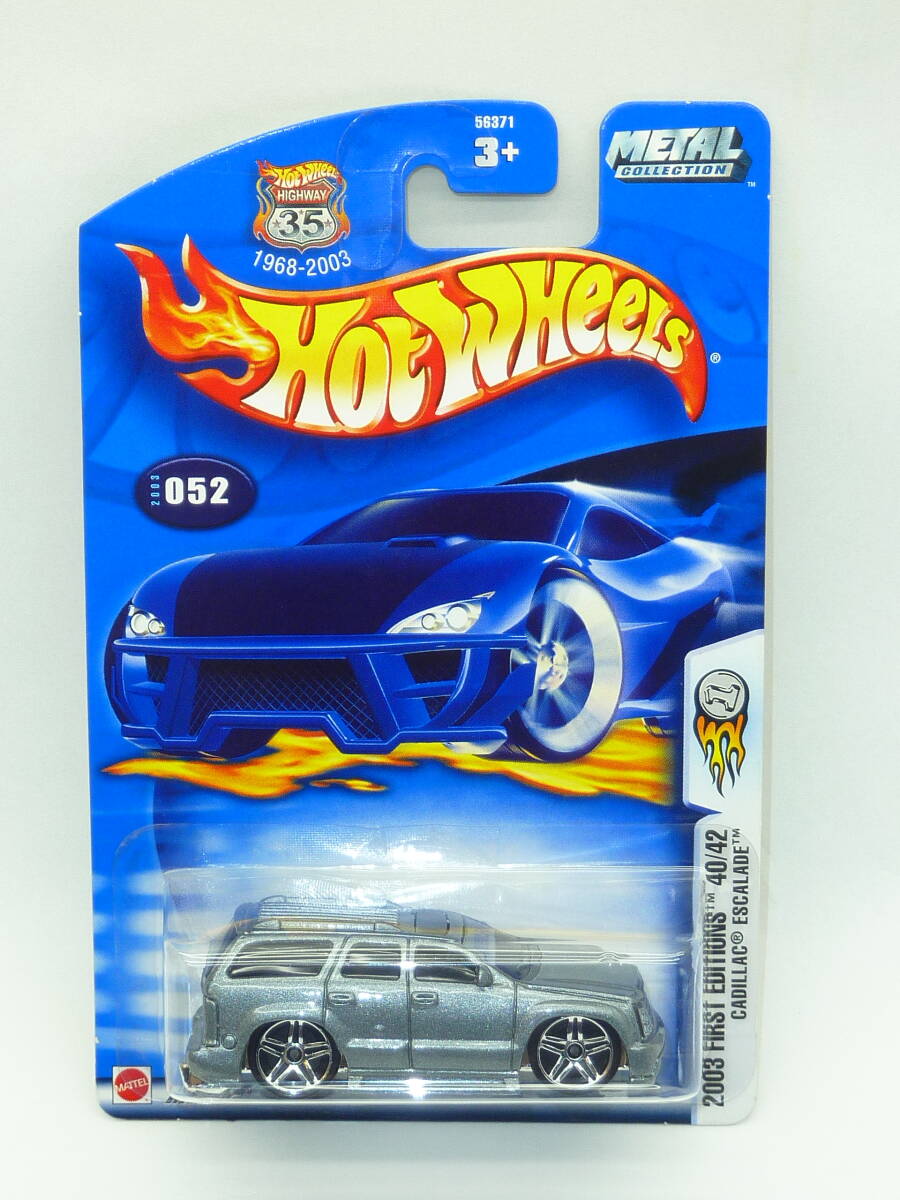 ◇ホットウィール Hot Wheels キャデラック エスカレード CADILLAC ESCALADE 2003 FIRST EDITIONS No.052◆の画像4