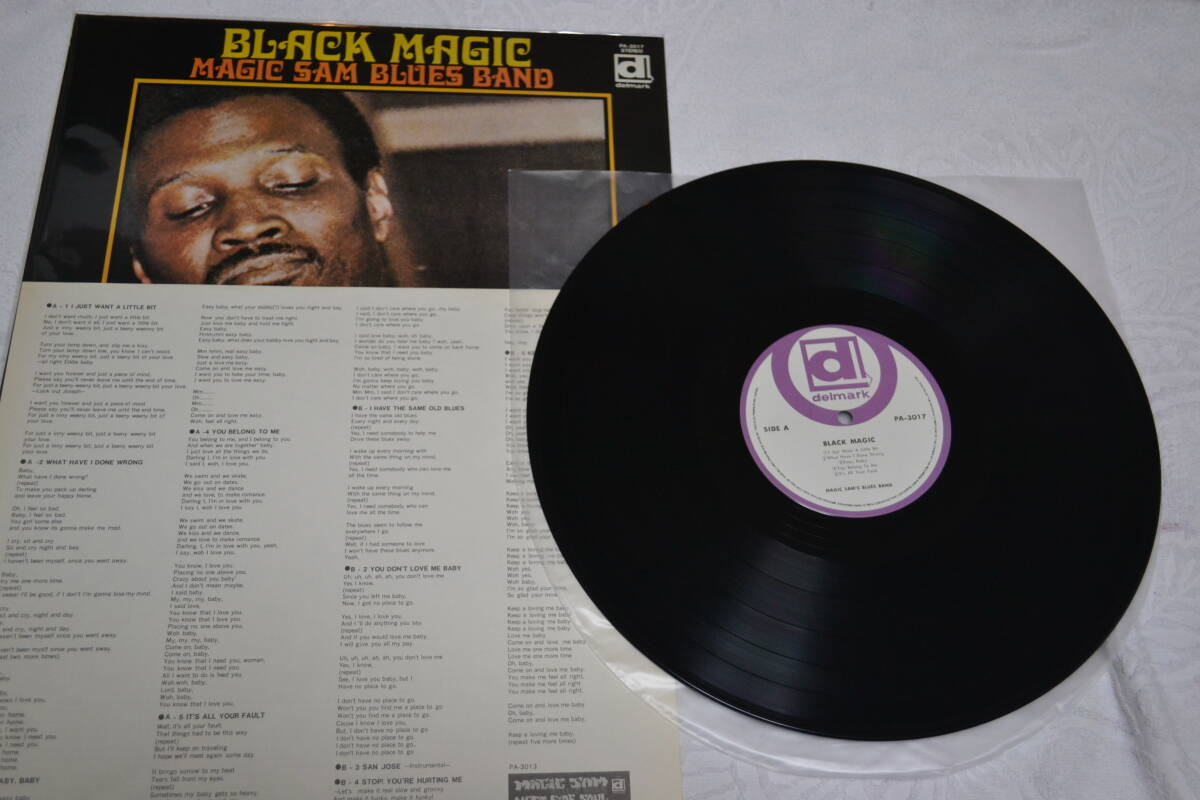 12(LP) MAGIC SAM BLUES BAND Black Magic 帯なし日本盤再発　1974年　_画像4
