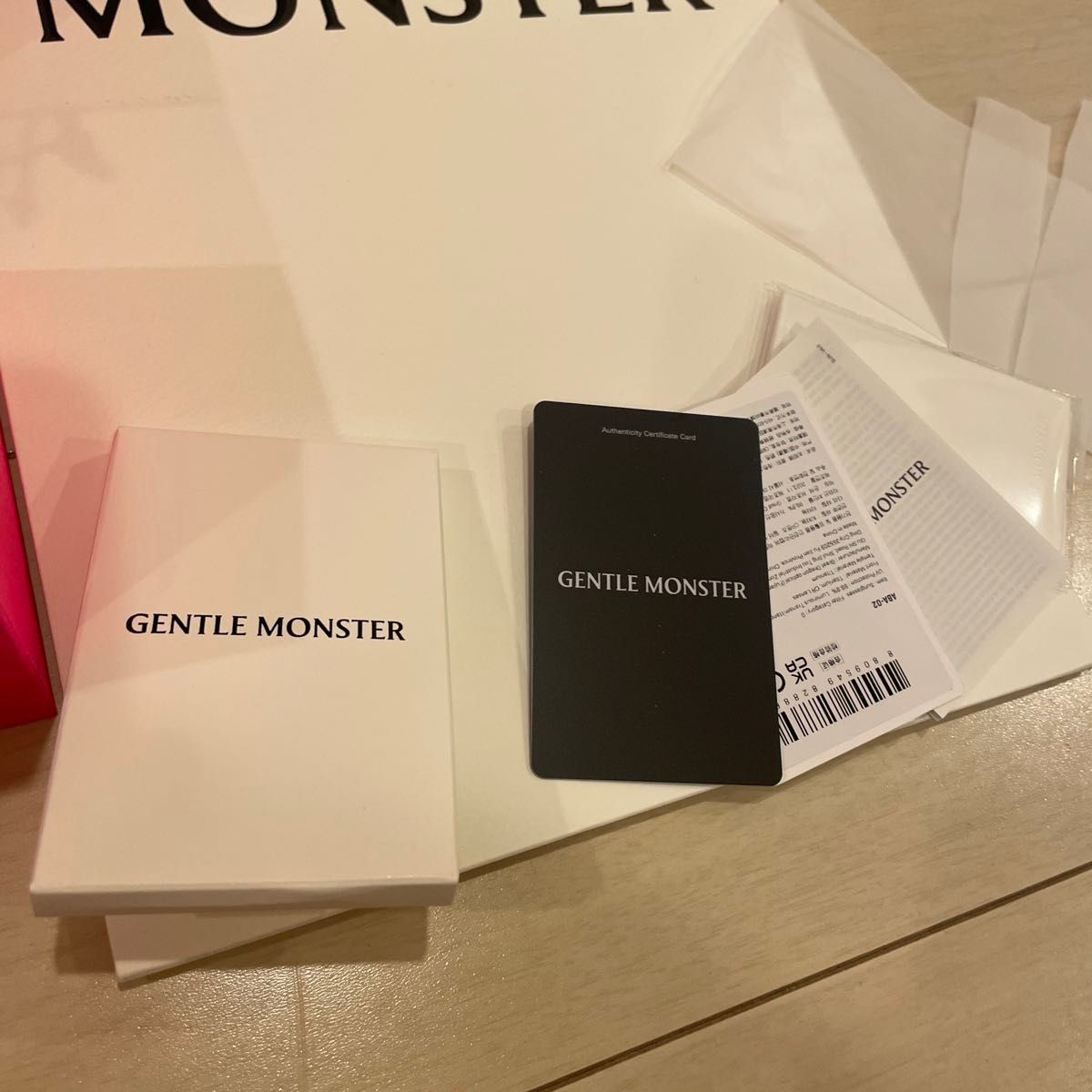 Gentle monster Aba 02 ジェントルモンスター 新品　レシート・正規品証明書等付属品完備 メガネ