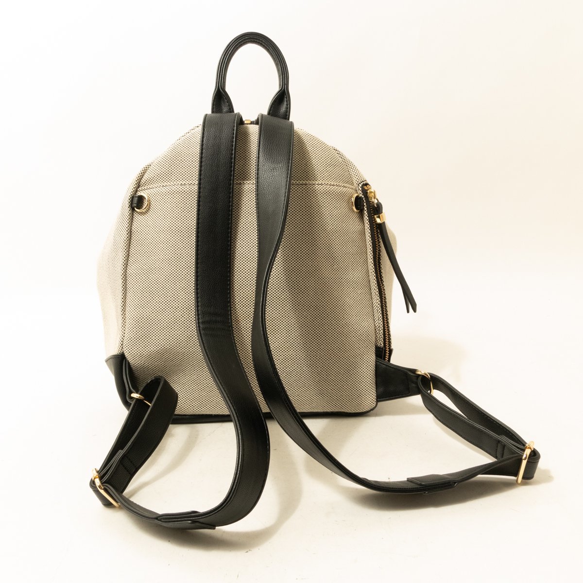 BARNYARDSTORM van yard storm rucksack black black beige Gold fake leather lady's simple casual bag bag 