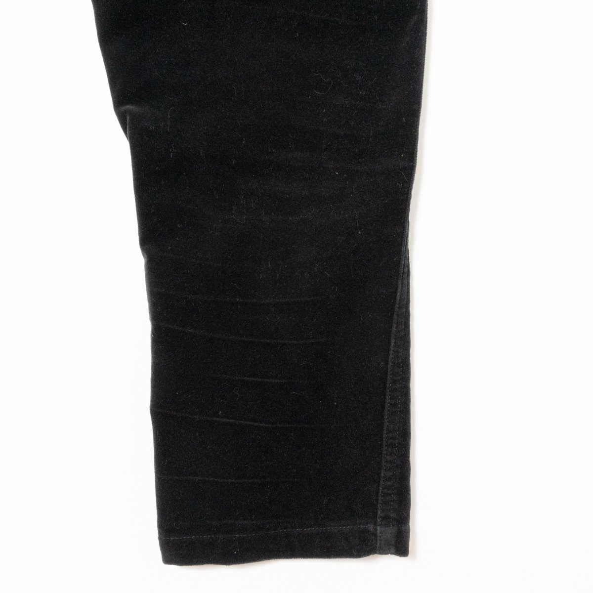 GRAMICCI グラミチ ブラック 黒 別珍ストレッチパンツ 8分丈 綿 ポリウレタン Mサイズ カジュアル メンズライク ブラック 黒 レディース_画像9