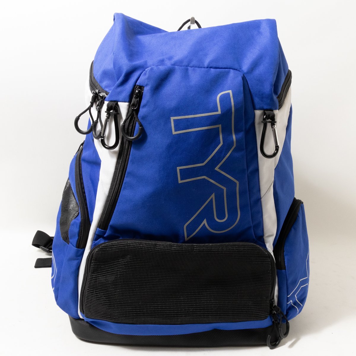 TYR ティア ALLIANCE 45L BACKPACK スイマーズリュックサック バックパック ポリエステル ブルー系 大容量 45L 水泳 部活 プール 鞄 bag_画像1