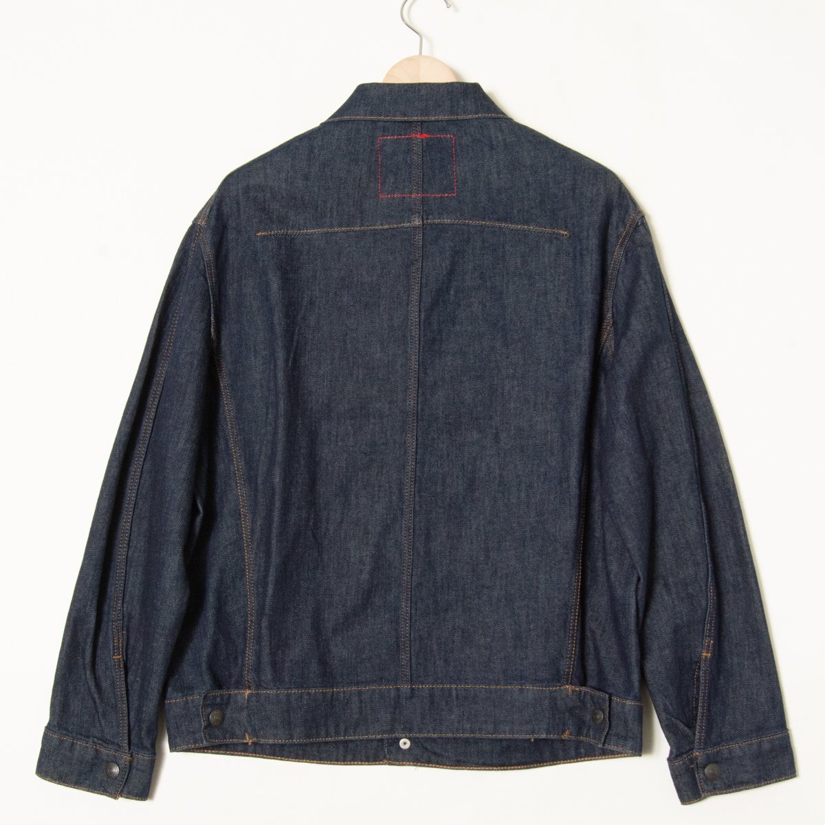 【1円スタート】Levi's リーバイス PC9-67778-0001 ストレッチデニムジャケット エンジニアジャケット クルーネックインディゴ 青 M メンズ_画像2