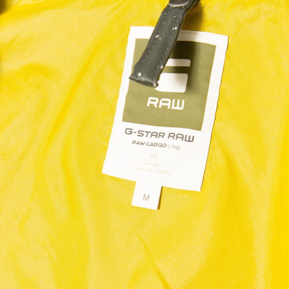 [1 jpy start ]G-STAR RAW CARGO LINE MA1 flight jacket ji- Star rib polyester outer khaki yellow men's M