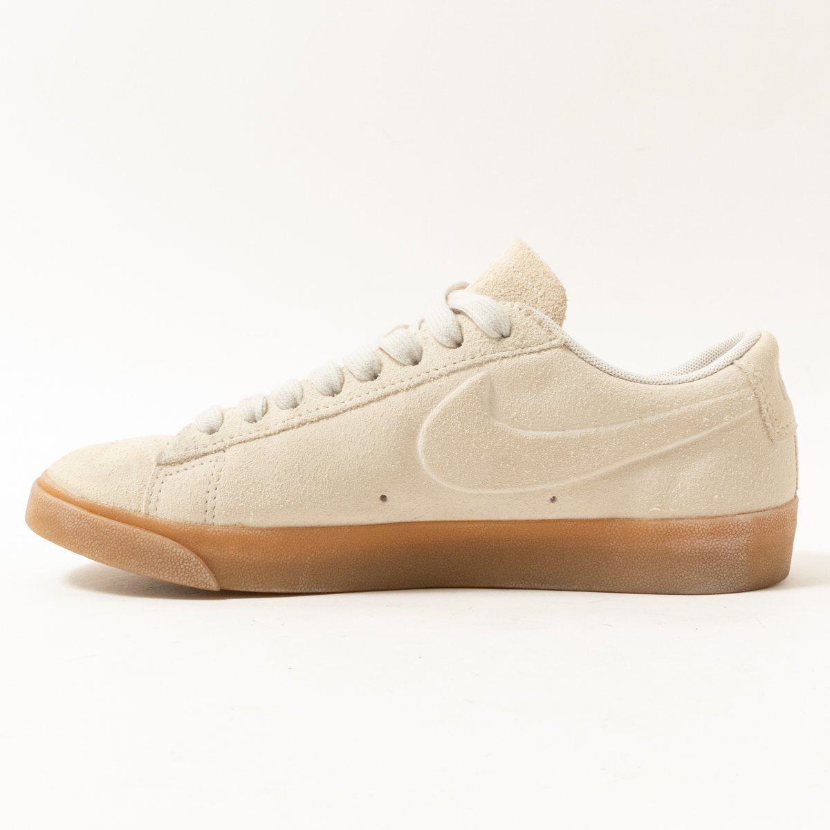 NIKE ナイキ AA3962-001 BLAZER ブレーザー ローカットスニーカー シューズ 24cm スエード レザー アイボリー系 レースアップ 靴_画像2