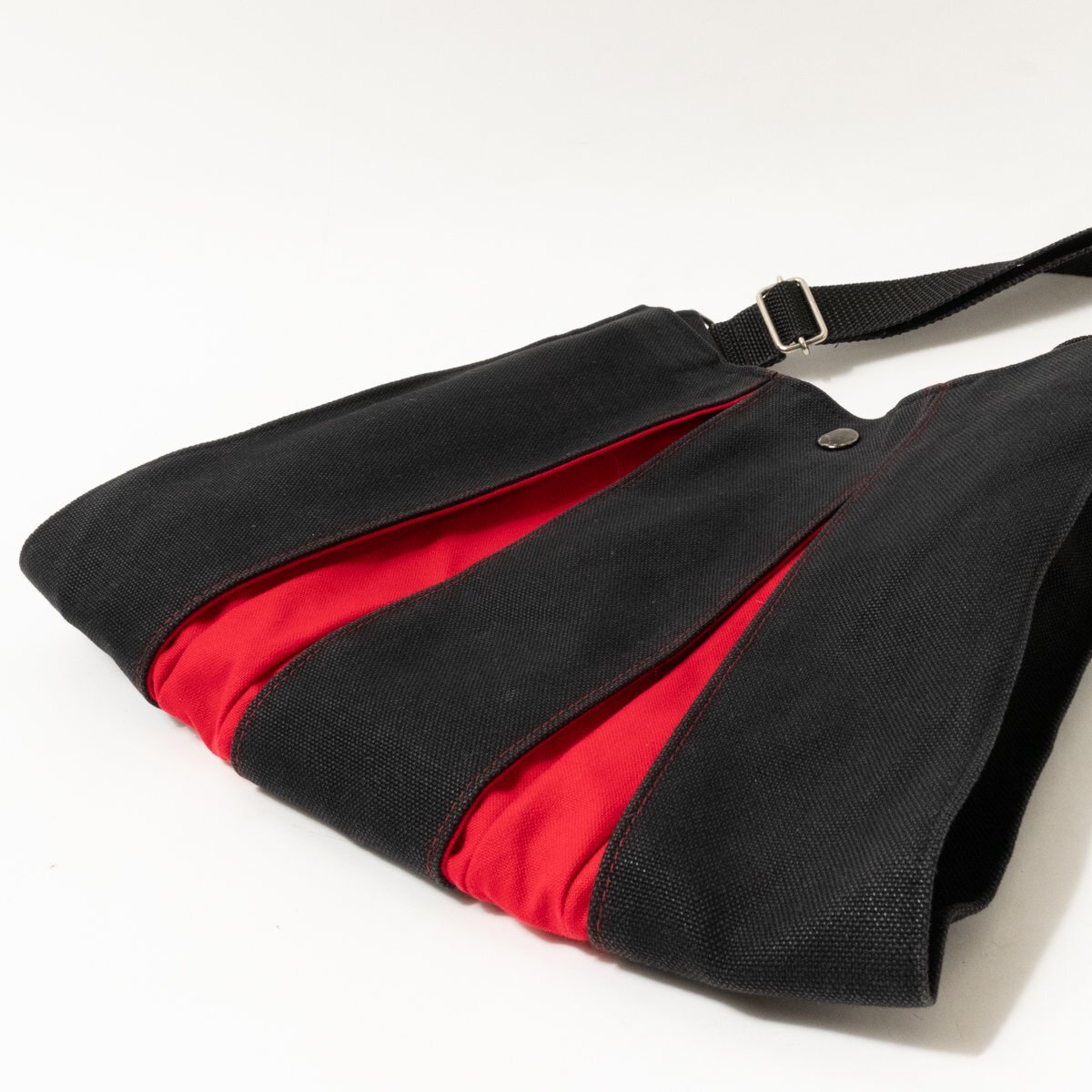 光章 こうしょう 京都KOSHO ショルダーバッグ ブラック 黒 レッド 赤 綿100% 日本製 レディース 斜め掛け シンプル カジュアル bag 鞄_画像5