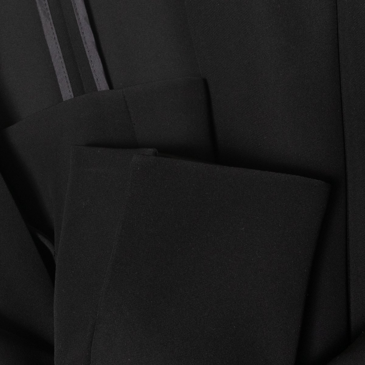 PINKY&DIANNE ピンキーアンドダイアン ノーカラージャケット 羽織 無地 36 ポリエステル100% ブラック 黒 綺麗め カジュアル フォーマル_画像5