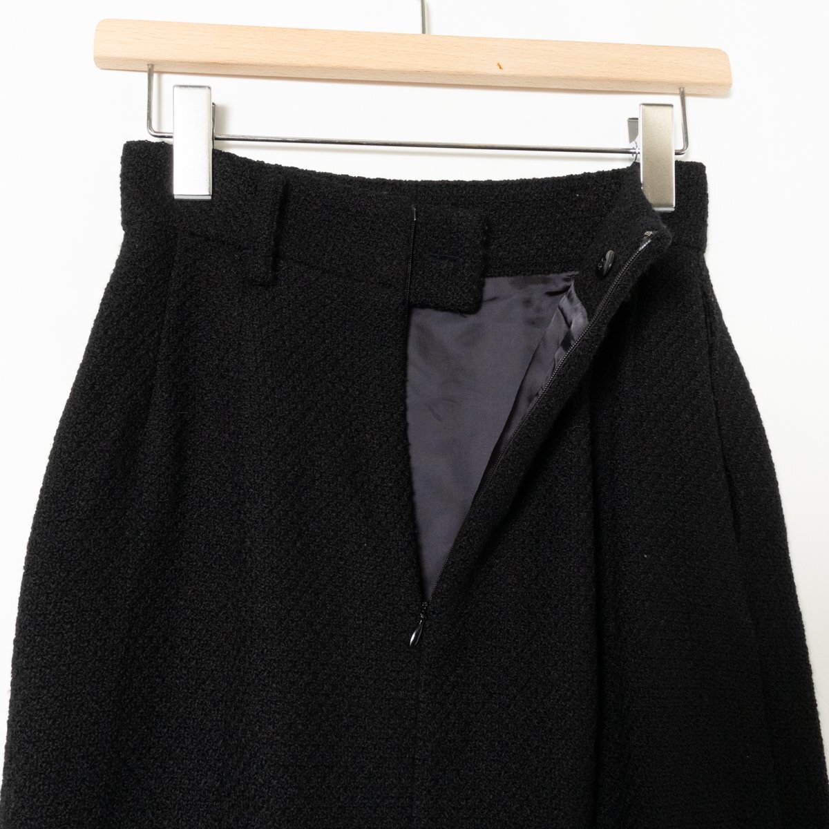 COMME CA DU MODE コムサデモード 金ボタンジャケット スカート 上着 ボトムス ウール100% ブラック 黒 綺麗め エレガンス フォーマルの画像5