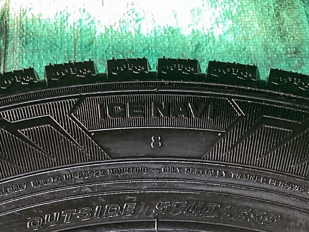 GOOD YEAR グッドイヤー ICE NAVI8 155/80R13 79Q 2021年製 a-4025 A5-2 EM_画像3