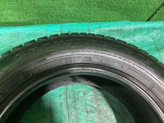 DUNLOP ダンロップ GRANDTREK PT3 225/60R17 2021年製 夏タイヤ サマータイヤ 4本セット NB6-4 EM_画像8