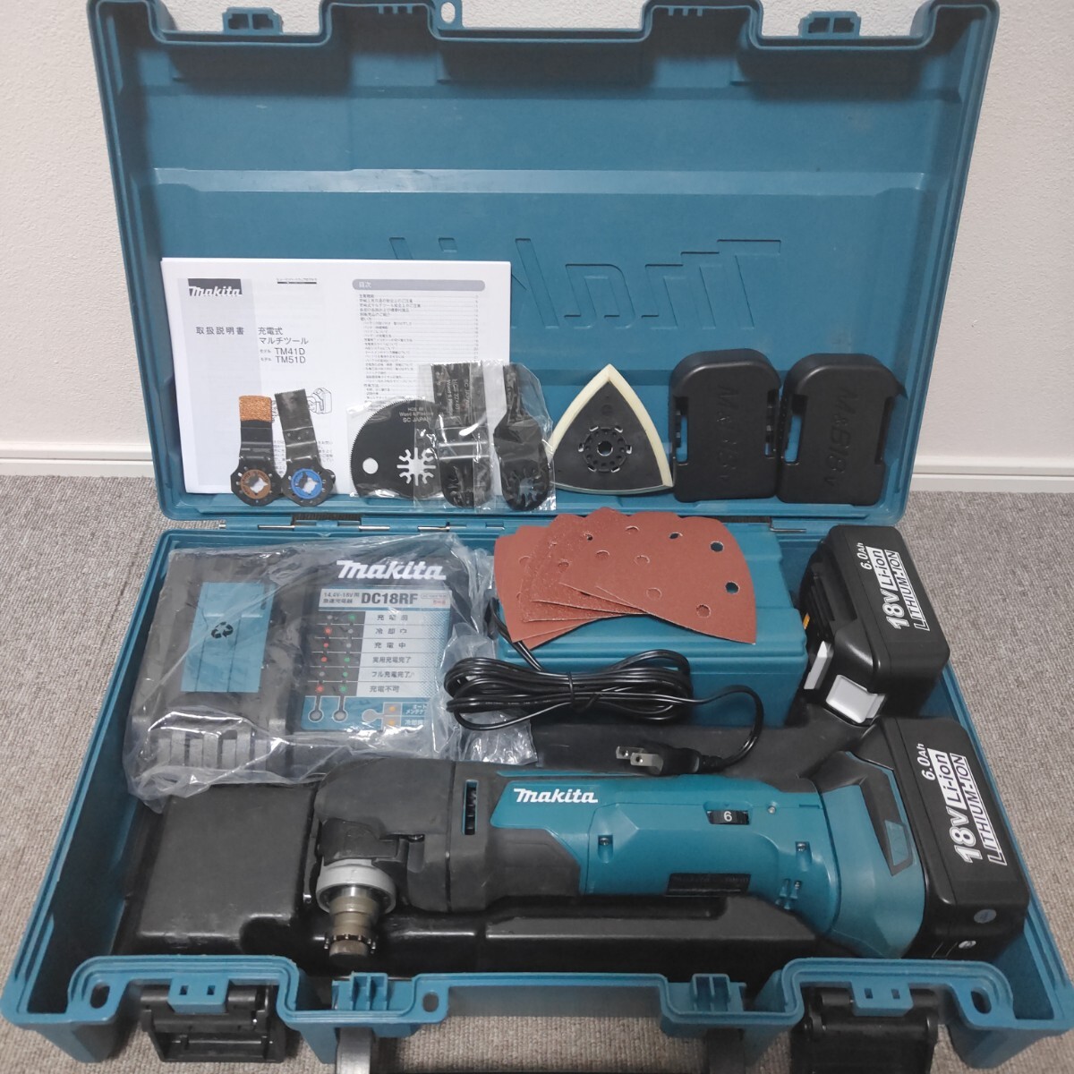 良品! マキタ 18V 充電式マルチツール TM51D セット