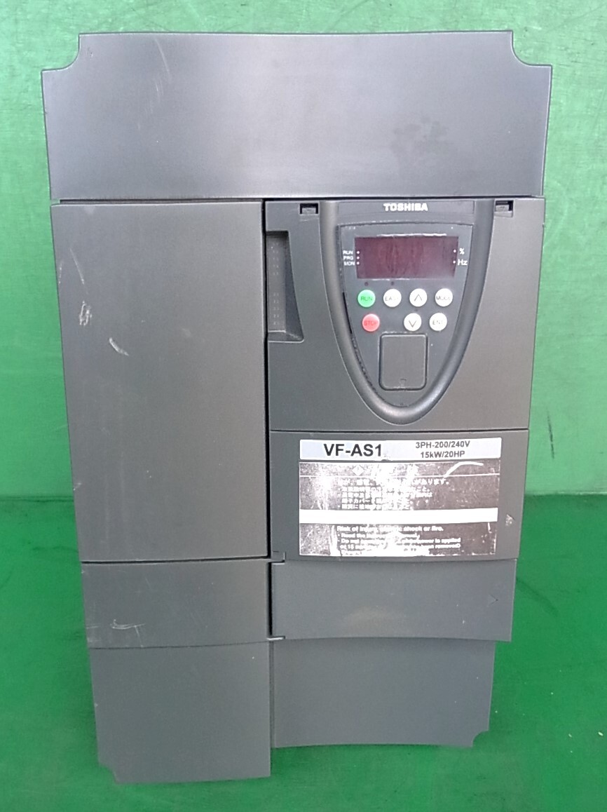 ま東芝製インバータ VFAS1-2150PMY-A14 15KW 三相200V 機械装置 ま東芝製インバータ VFAS1-2150PMY-A14 15KW 三相200V 機械装置