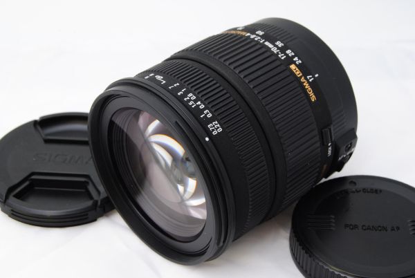 新品級 ★シグマ 17-70mm F2.8-4 DC MACRO OS HSM キヤノン用 ★ 20240311_B002ZNJB32