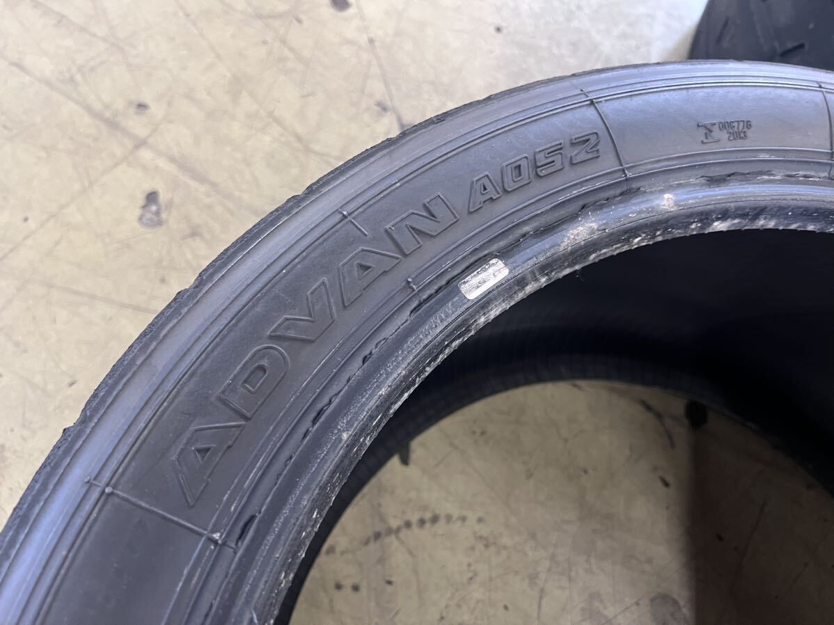 Yokohama ADVAN A052 265/35 R18 97Y 2本セット 中古品_画像2