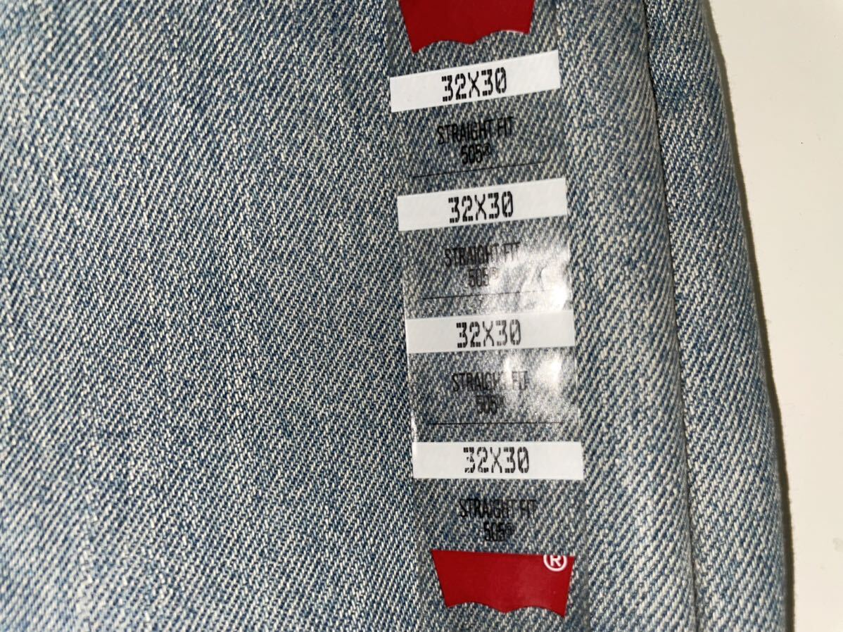 未使用 リーバイス LEVIS 505 STRAIGHT FIT 32×30 ジーンズ ジーパン デニムパンツ メンズ ダメージ ボトムス ファッションの画像8