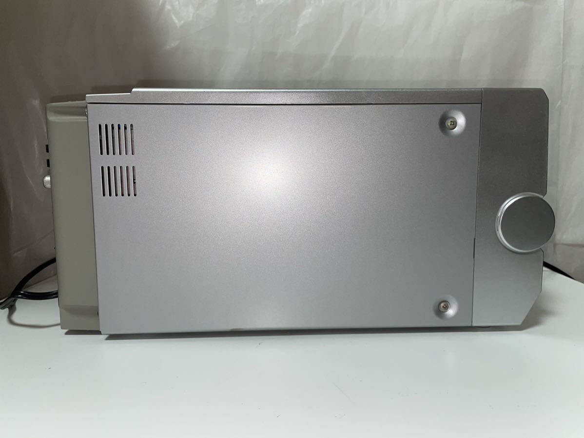 通電確認済 Victor CA-UXW5-S 2004年製 ビクター 本体 スピーカー MD CD システムコンポ オーディオ機器 リモコン シルバー 音響機器 音楽_画像8