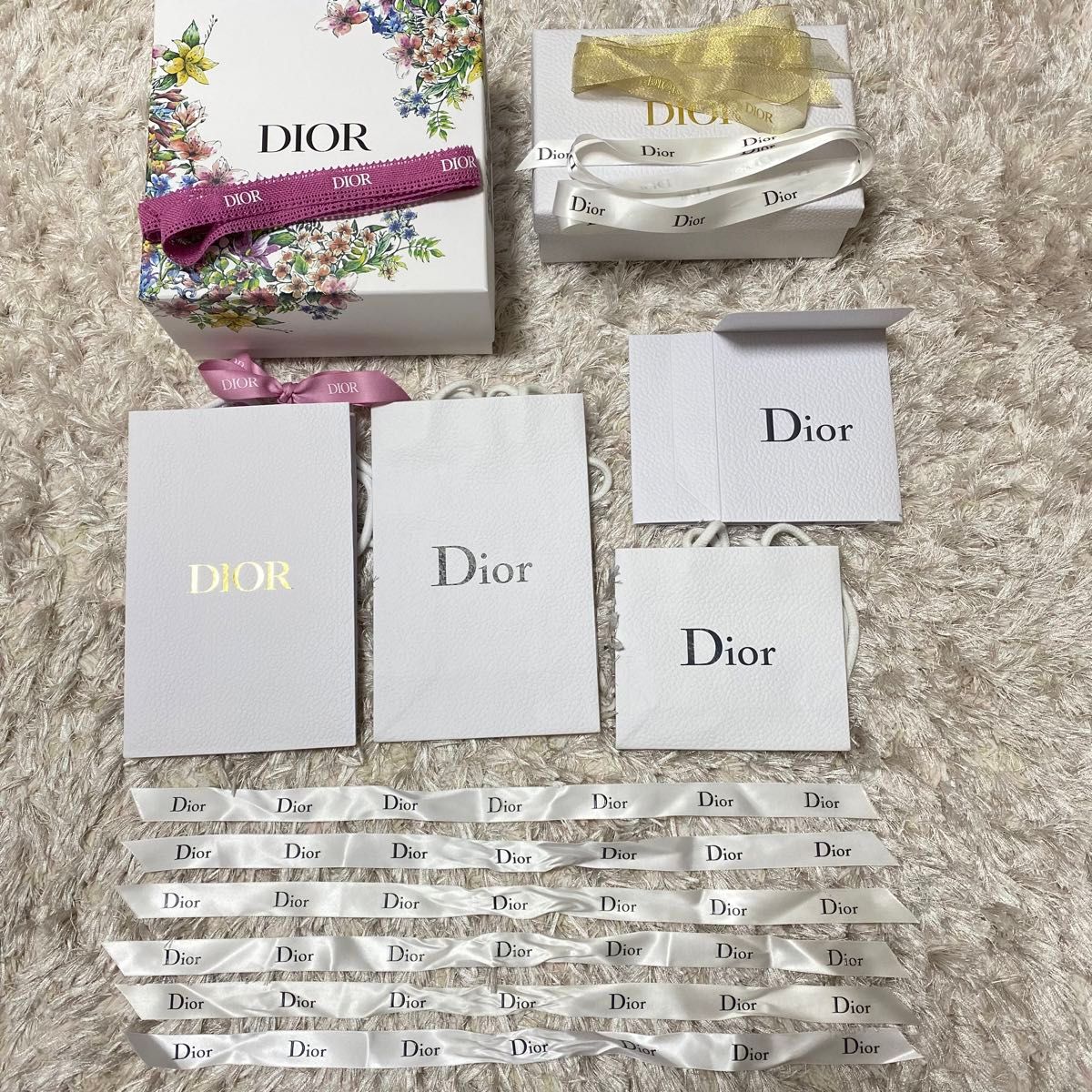 Dior ディオール ショッパー 紙袋 空箱 クリスチャンディオール