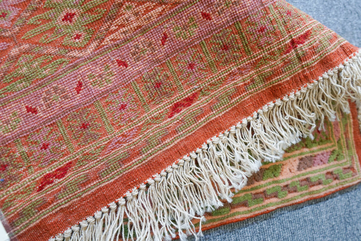 92×65cm【アフガニスタン の マシュワニ手織り キリム 手織り 92×65cm【アフガニスタン の マシュワニ手織り キリム 手織り