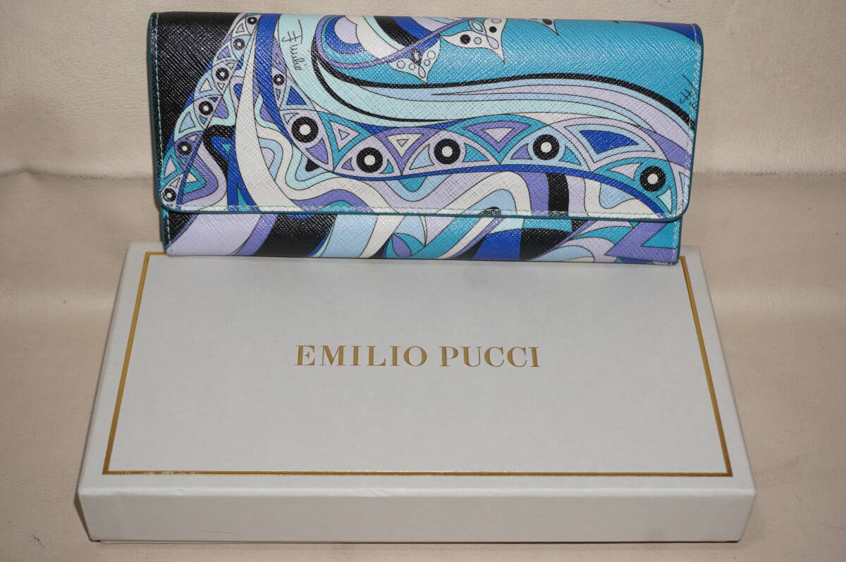 美品”EMILIO PUCCI お洒落なデザイン長財布”_画像2